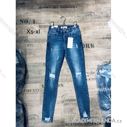 Rifle jeans dlouhé dámské (XS-XL) M.SARA MA621042