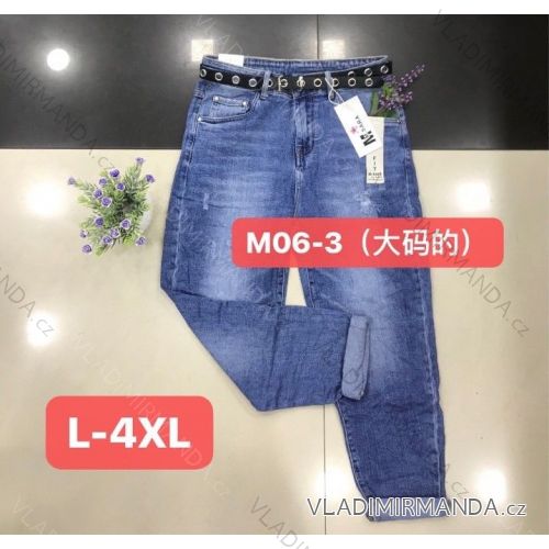 Rifle jeans dlouhé dámské (L-4XL) M.SARA MA121M06-3