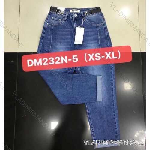 Rifle jeans dlouhé dámské (XS-XL) M.SARA MA121DM232N-5