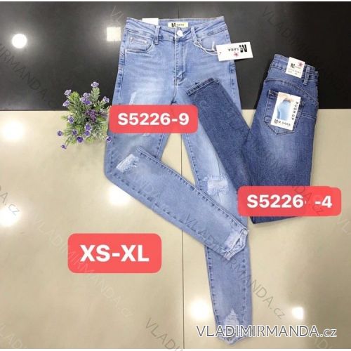 Rifle jeans dlouhé dámské (XS-XL) M.SARA MA121S5226