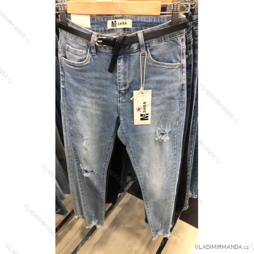 Rifle jeans dlouhé dámské (XS-XL) M.SARA MA521144