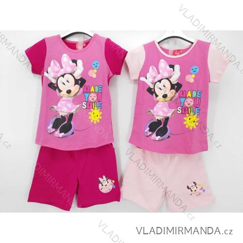 Souprava letní tričko a kraťasy minnie mouse dětská dívčí (98-128) SETINO MIN-G-OUTWEAR-20