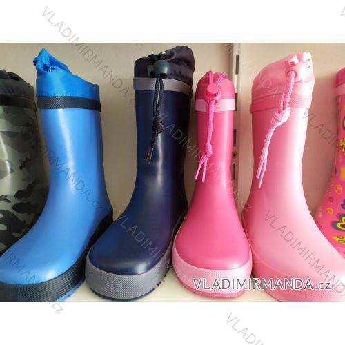 Holínky dětské dorost chlapecké a divčí (30-36) XSHOES OBUV OBX21007