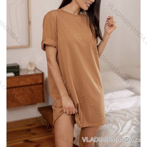 Summer long sleeve flowered women's dress (UNI S / L) ITALIAN FASHION IMK20150