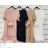 Summer long sleeve flowered women's dress (UNI S / L) ITALIAN FASHION IMK20150