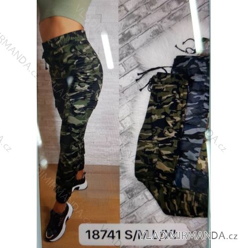 Tepláky dlouhé dámské maskáč (S-XL) TURECKÁ MÓDA TMWL2118741