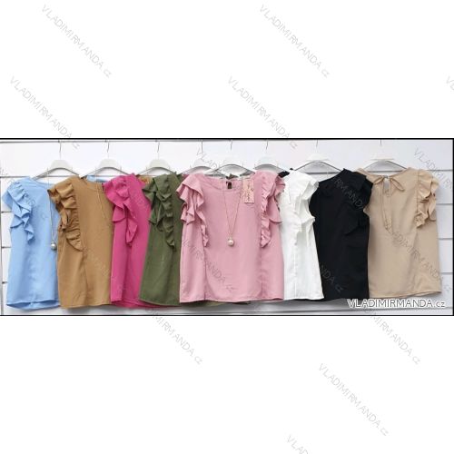 T-shirt elegant long sleeve women (S / M ONE SIZE) ITALIAN FASHION IMWK21008