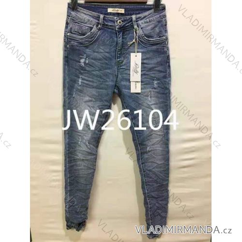 Rifle jeans dlouhé dámské (XS-XL) JEWELLY LEXXURY MA521JW26104