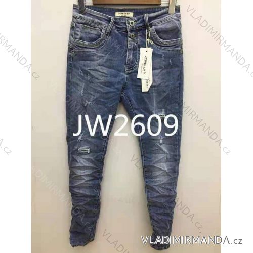 Rifle jeans dlouhé dámské (XS-XL) JEWELLY LEXXURY MA521JW2609