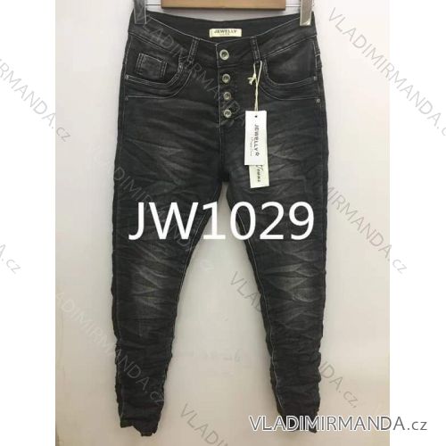 Rifle jeans dlouhé dámské (XS-XL) JEWELLY LEXXURY MA521JW1029