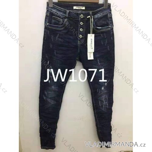 Rifle jeans dlouhé dámské (XS-XL) JEWELLY LEXXURY MA521JW1071