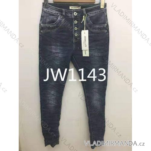 Rifle jeans dlouhé dámské (XS-XL) JEWELLY LEXXURY MA521JW1143