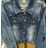 Denim jacket women's oversized (M-3XL) GOURD MA119C038