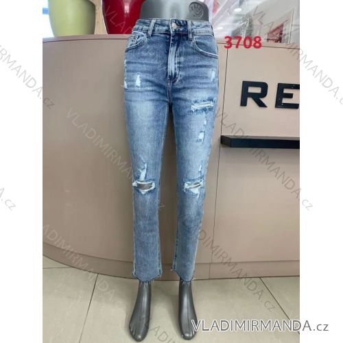 Rifle jeans dlouhé vysoký pas dámské (XS-XL) RE-DRESS RED213708