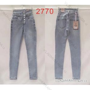 Rifle jeans dlouhé vysoký pas dámské (XS-XL) RE-DRESS RED212770