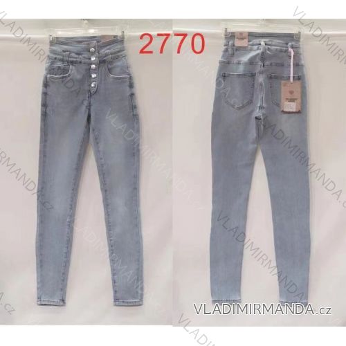 Rifle jeans dlouhé vysoký pas dámské (XS-XL) RE-DRESS RED212770