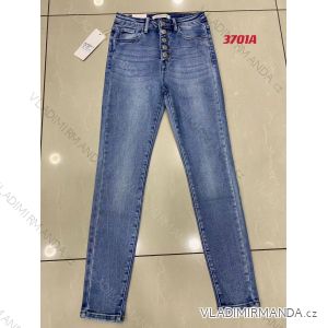 Rifle jeans dlouhé vysoký pas dámské (XS-XL) RE-DRESS RED213701A