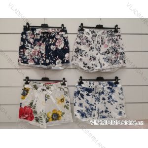 Shorts Shorts Kunstleder Frauen (uni s-l) ITALIAN FASHION IM920107