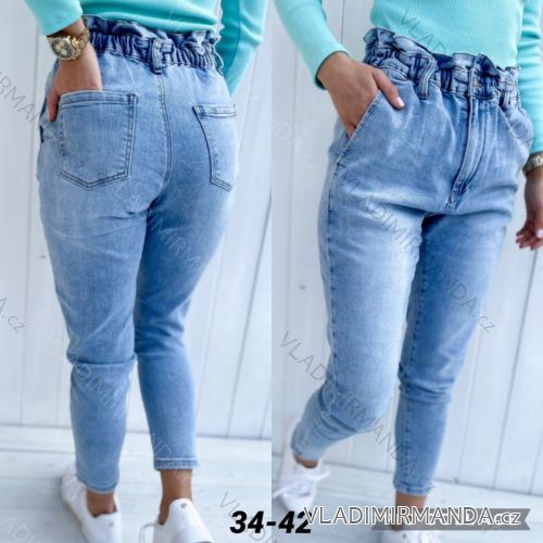 Rifle jeans dlouhé dámské (34-42) JEANS JAW213086