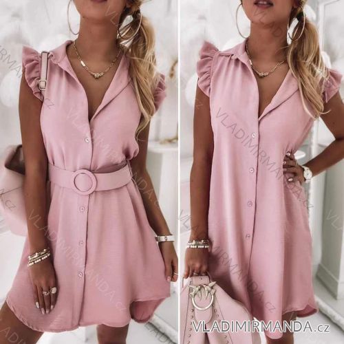 Women's elegant long sleeve shirt dress (S / M ONE SIZE) ITALIAN FASHION IMWK21013