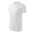 Heavy V-neck tričko unisex bílá S ADR-1110013