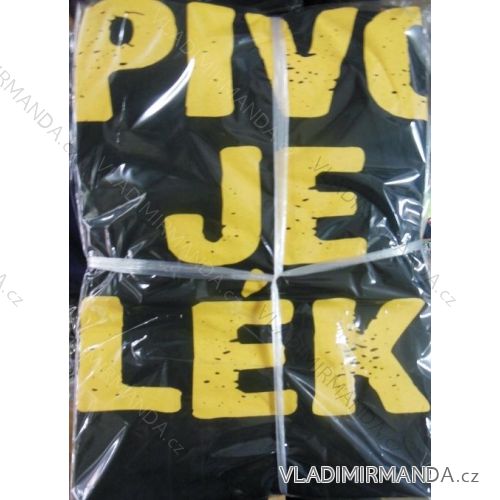 Tričko dlouhý rukáv unisex pivo je lék (s-2xl) KEYA KY08