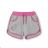 Kraťas shorts with sequins baby teen girl (98-128) KUGO K627