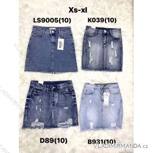 Jeans pants leatherette with zip (XXS-L) LAULIA JWA20108