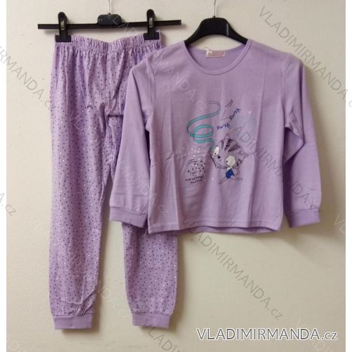 Pajamas Long Baby Girls Cotton (98-134) VALERIE DREAM GB-0336S