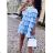 Summer short sleeve summer dress (S / M ONE SIZE) ITALIAN FASHION IMWY21019