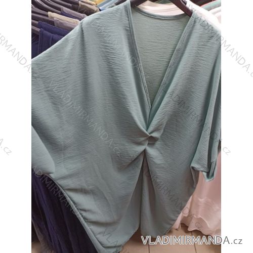 Šaty oversize letní krátký rukáv dámské (2X-4XL) ITALSKá MODA IMS20158