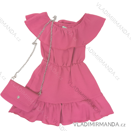 Dress for girls young girl with sequins (4-12 years) ITALIAN MLADA Móda IMM218022