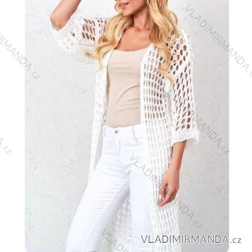 Cardigan dlouhý pletený dámský (S/M/L ONE SIZE) ITALSKÁ MÓDA IMWH215623