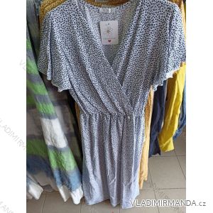 Šaty letní krátký rukáv dámské (XL/2XL ONE SIZE) ITALSKá MODA IMS21050