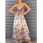 Women's long dress with wide straps women (UNI S / M) ITALIAN FASHION IMM20581