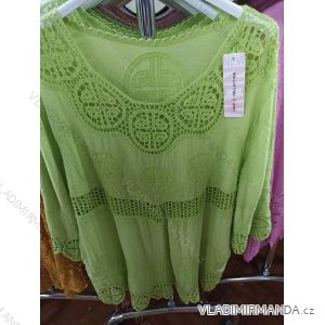 Tunika oversize krátký rukáv dámské (XL/2XL ONE SIZE) ITALSKÁ MÓDA IMP21200