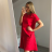 Summer oversize short sleeve dress women (XL / 2XL ONE SIZE) ITALIAN FASHION IMS21064