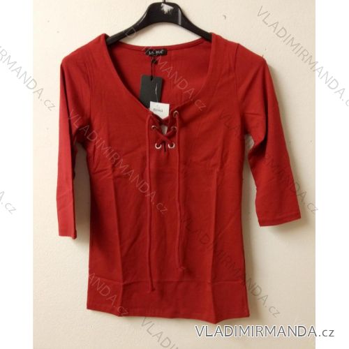 T-shirt 3/4 sleeve ladies (universal) LA PIA MO447 Wine S / M