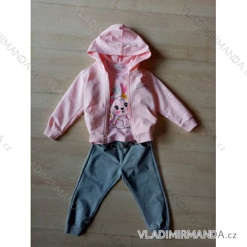 KUGO KS9876 children's girls long sleeve sweatshirt and tracksuit set (12m-36m)