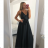 Long summer satin dress with straps women with belt (UNI S / M) ITALIAN FASHION IMM22INFINITE