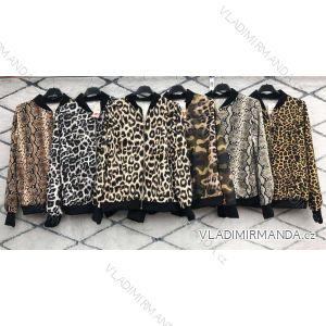 Mikina dlouhý rukáv leopard dámská (S/M/L ONE SIZE) ITALSKÁ MÓDA IMWD216151