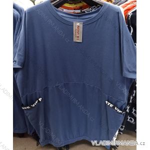 Šaty krátký rukáv dámské (XL/2XL ONE SIZE) ITALSKÁ MÓDA IM621031