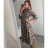 Elegant Leopard Long Sleeve Women's Dress (SM one size) ITALIAN FASHION IMWA214402 S / M Leopard