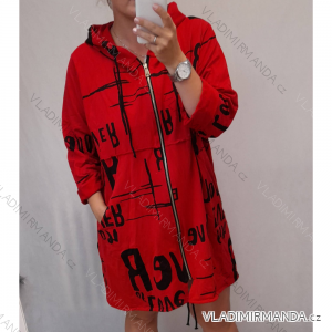 Cardigan mikina bavlněný dlouhý rukáv dámský nadrozměr oversize(uni xl/2xl) ITALSKÁ MÓDA IMB21RIONA