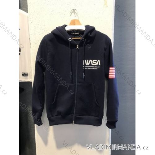 Mikina teplá na zip s kapucí pánská (M-2XL) NASA NS-45B