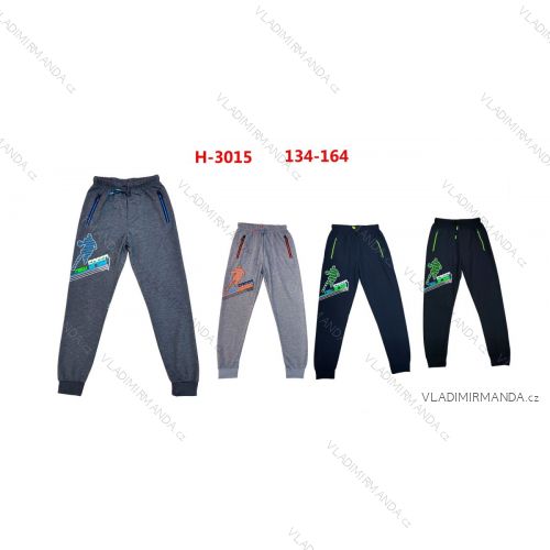 Warm sweatpants for boys (134-164) SEZON SEZ21H3015