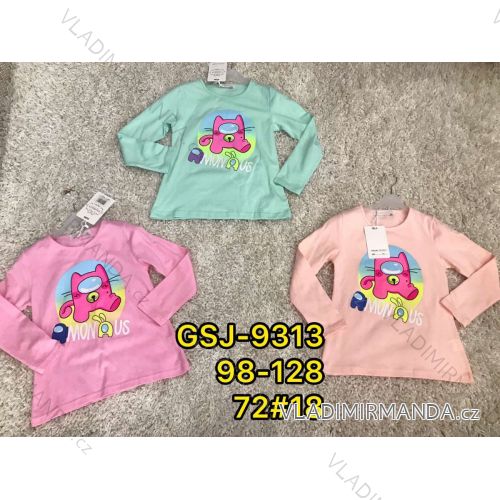 Long sleeve t-shirt for girls (98-128) ACTIVE SPORT ACT21GSJ-9313