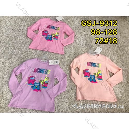 Long sleeve t-shirt for girls (98-128) ACTIVE SPORT ACT21GSJ-9313