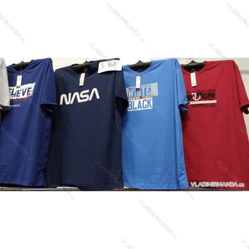 T-shirt short sleeve cotton men  (3XL-6XL) OBSESS OBS21003