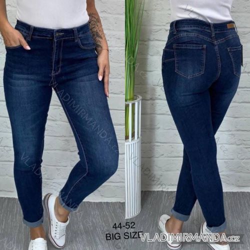 Rifle jeans dlouhé dámské nadrozměr (44-52) JEANS JAW216560